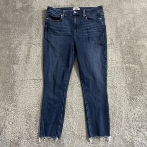 PAIGE Women's Skinny Jeans in Dark Blue